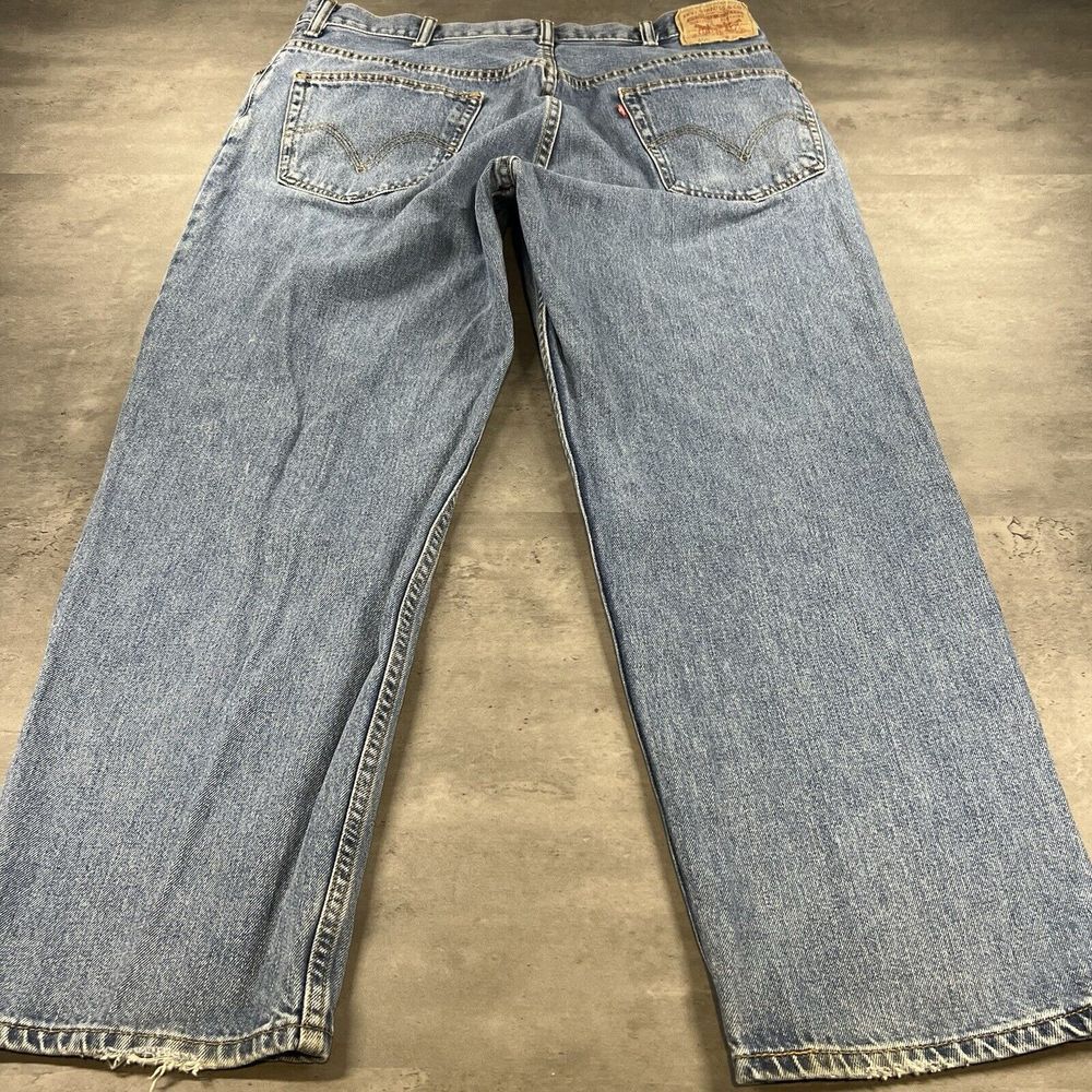 Levi's‎ 550 Blue Jean 38x29 Fit 37x20 Relaxed Faded Denim Fit Light Wash Baggy